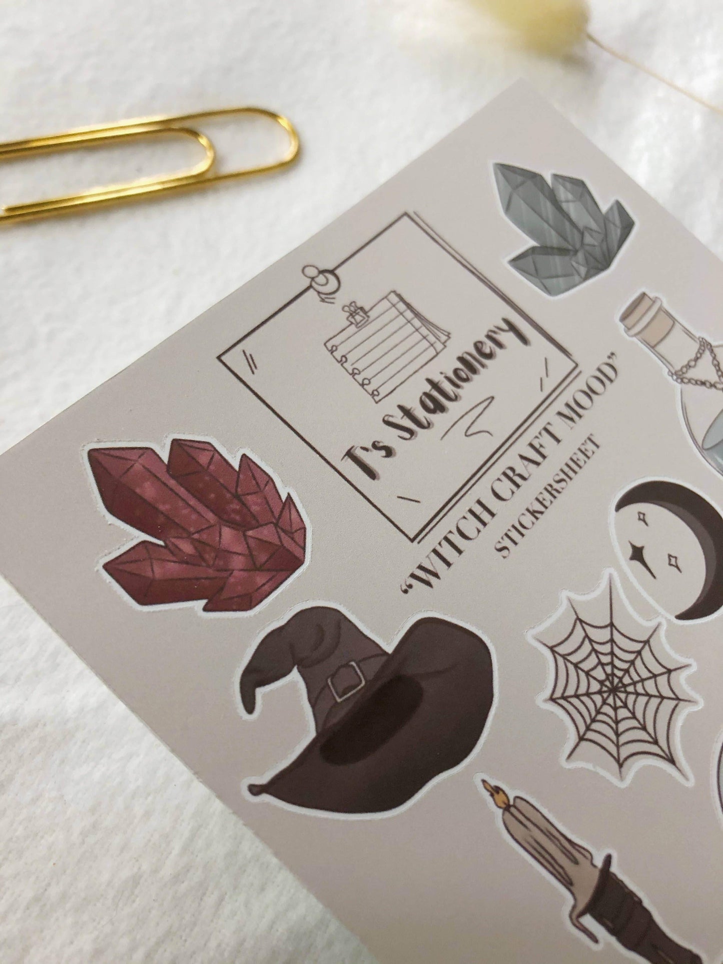 T's Stationery - Stickervel „Witchcraft Mood” - The Dreamer's Bookshop.