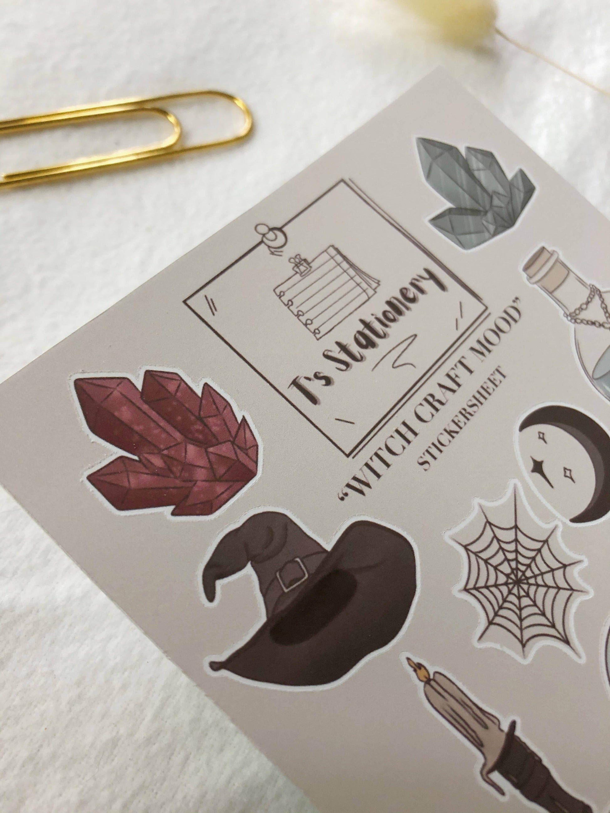 T's Stationery - Stickervel „Witchcraft Mood” - The Dreamer's Bookshop.