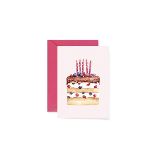 Very Wonder di Chiara Veri - Wenskaart - Wild Berries Cake - The Dreamer's Bookshop.