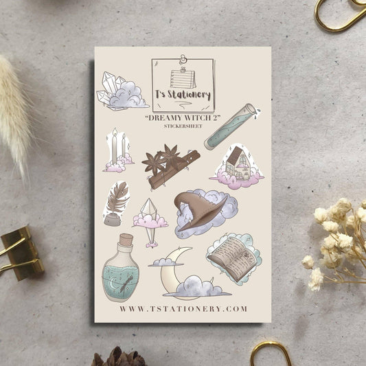 T's Stationery - „Dromerige heks 2" - The Dreamer's Bookshop.