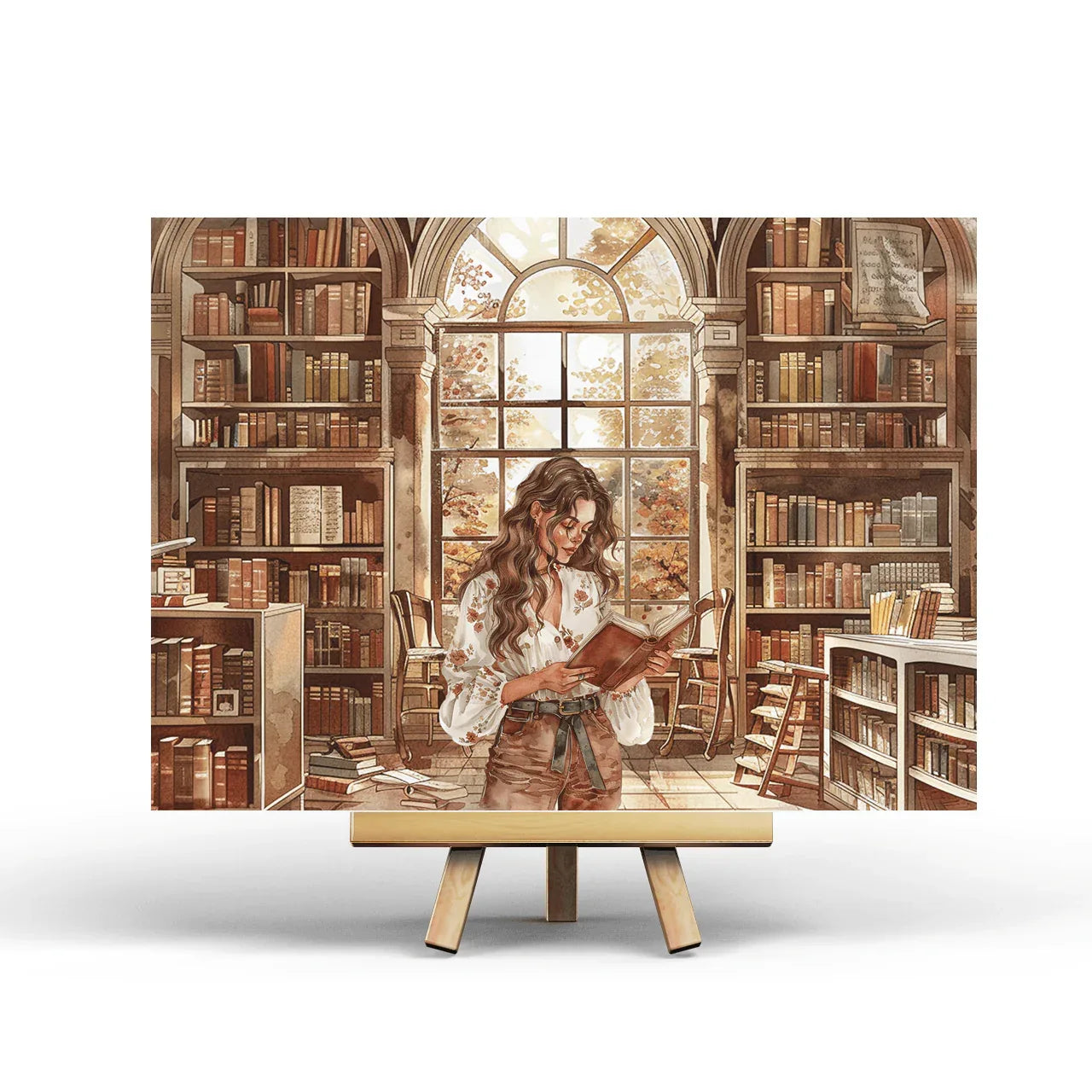 Penpaling Paula - Openbare bibliotheek - Ansichtkaart - The Dreamer's Bookshop.