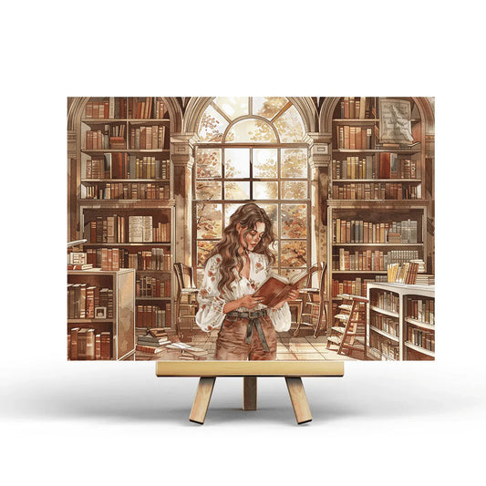 Penpaling Paula - Openbare bibliotheek - Ansichtkaart - The Dreamer's Bookshop.