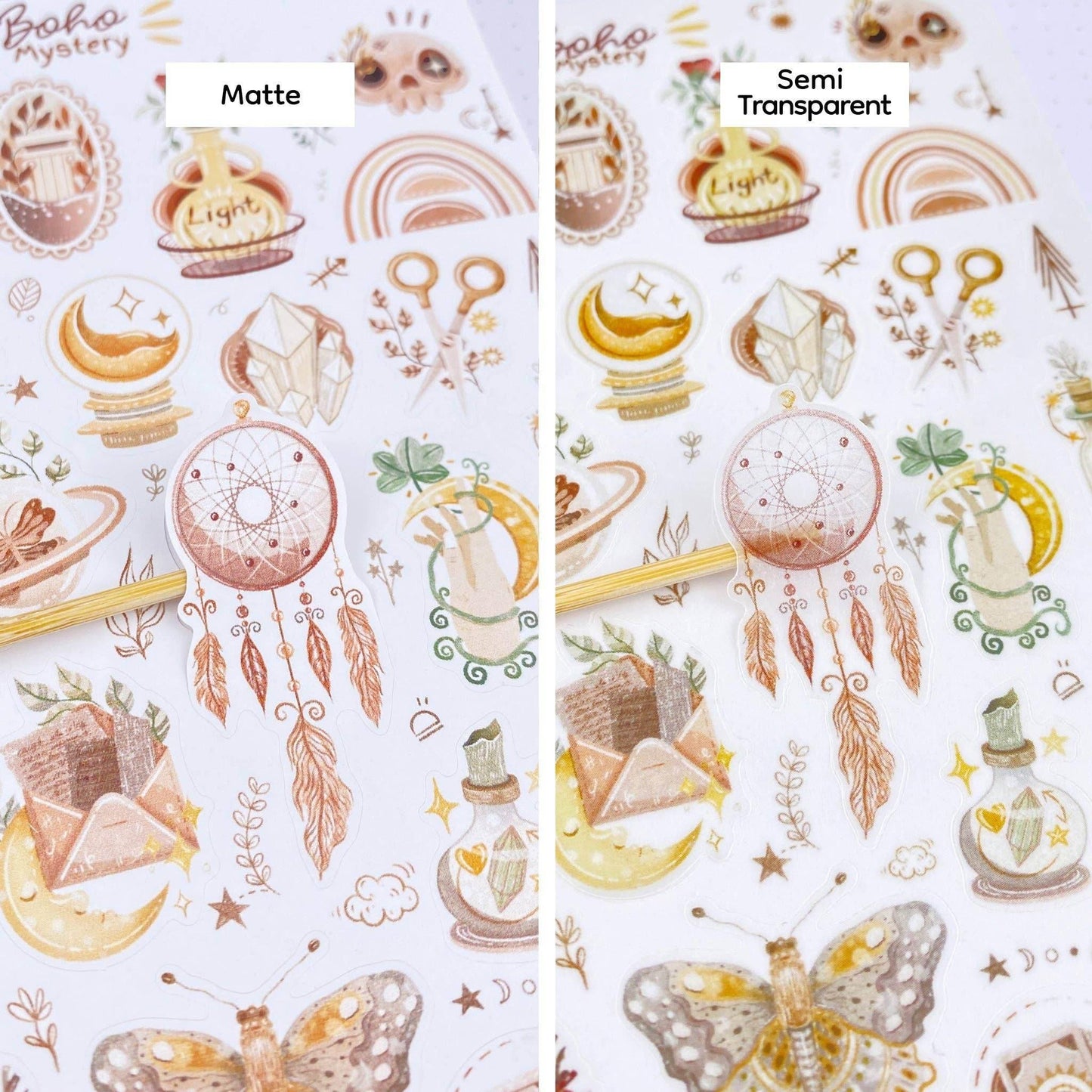 LETTOOn - Stickervel - Boho Mystery - The Dreamer's Bookshop.