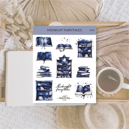 Plan & Plot Studio - Midnight Fairytales | Stickers - The Dreamer's Bookshop.