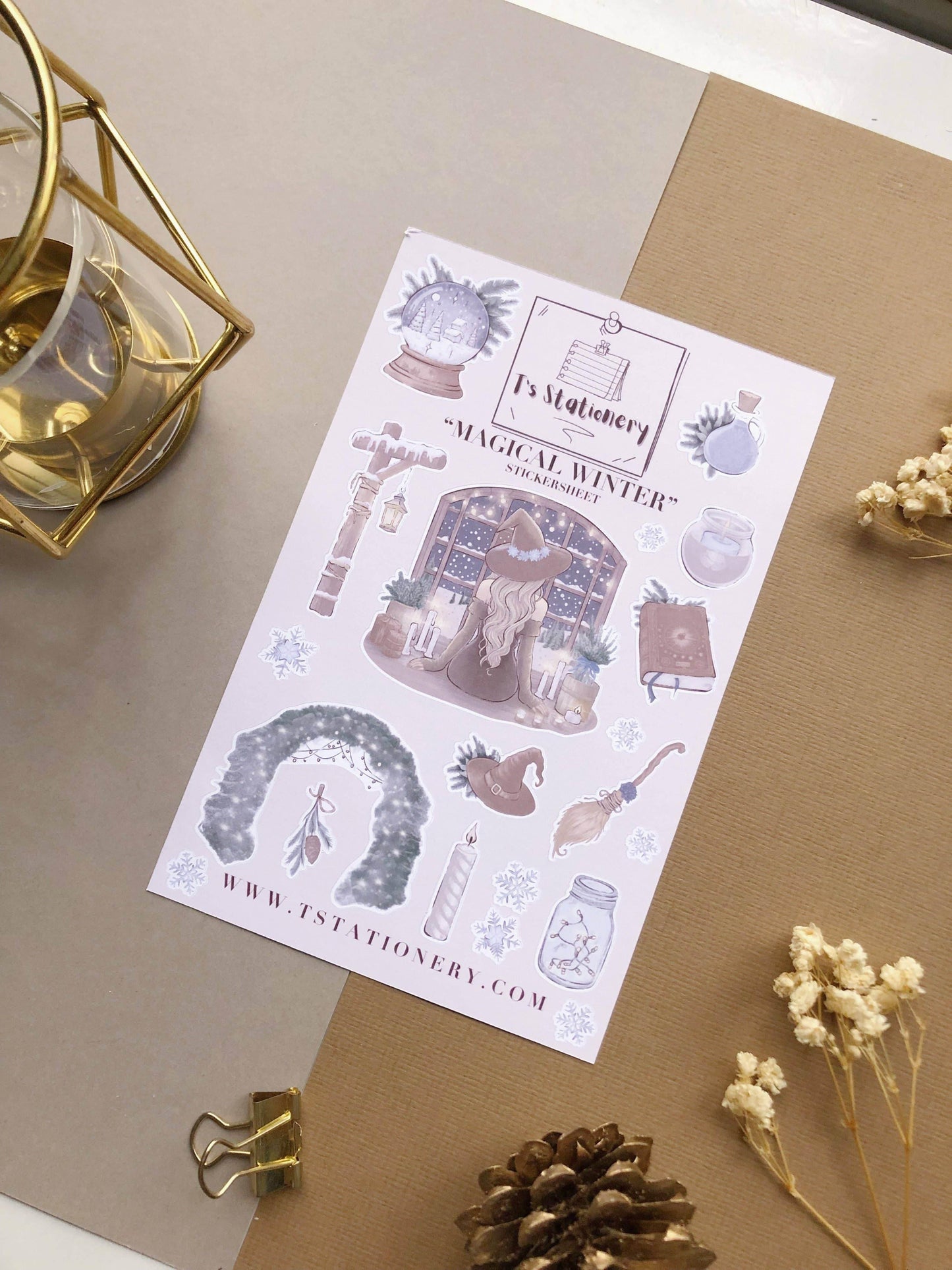 T's Stationery - „Magische winter” - The Dreamer's Bookshop.